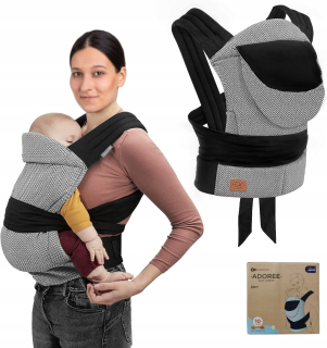 Detský nosič Kinderkraft ADOREE, sivý